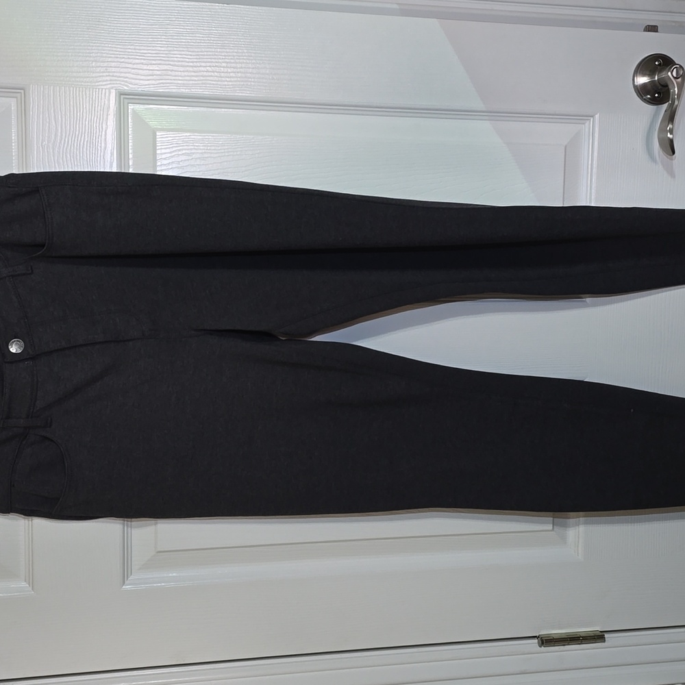 Talbots Charcoal High-Waist Jegging Ankle Pants